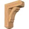 Ekena Millwork Merced Craftsman Smooth Bracket w/ Offset Brace, Western Red Cedar, 7 1/2"W x 22"D x 26"H BKT0806X22X26MRC04SWR - alternate 1